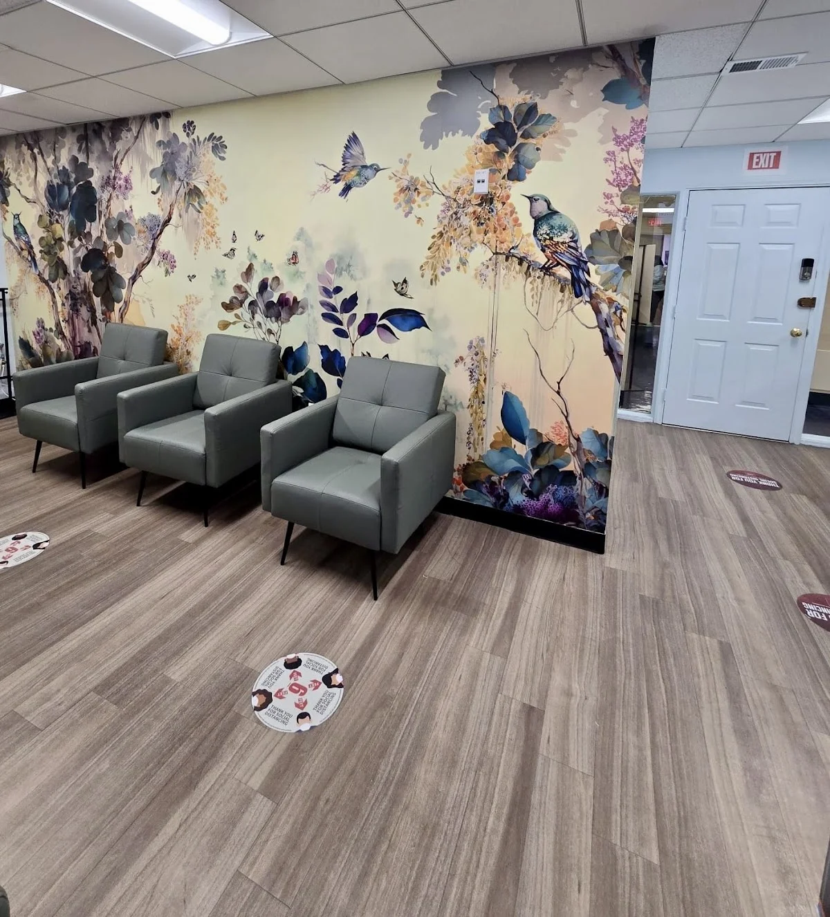 Amenities at Washington detox center — wall